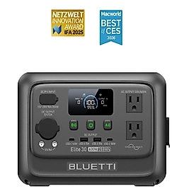 BLUETTI Elite 30 V2 Taşınabilir Güç İstasyonu 288Wh 600W | UPS