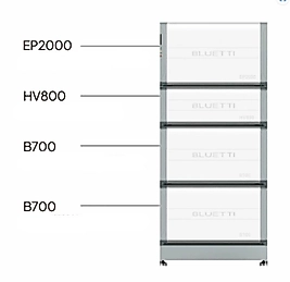 Batarya Enerji Depolama Sistemleri Bluetti EP2000 2 x B700