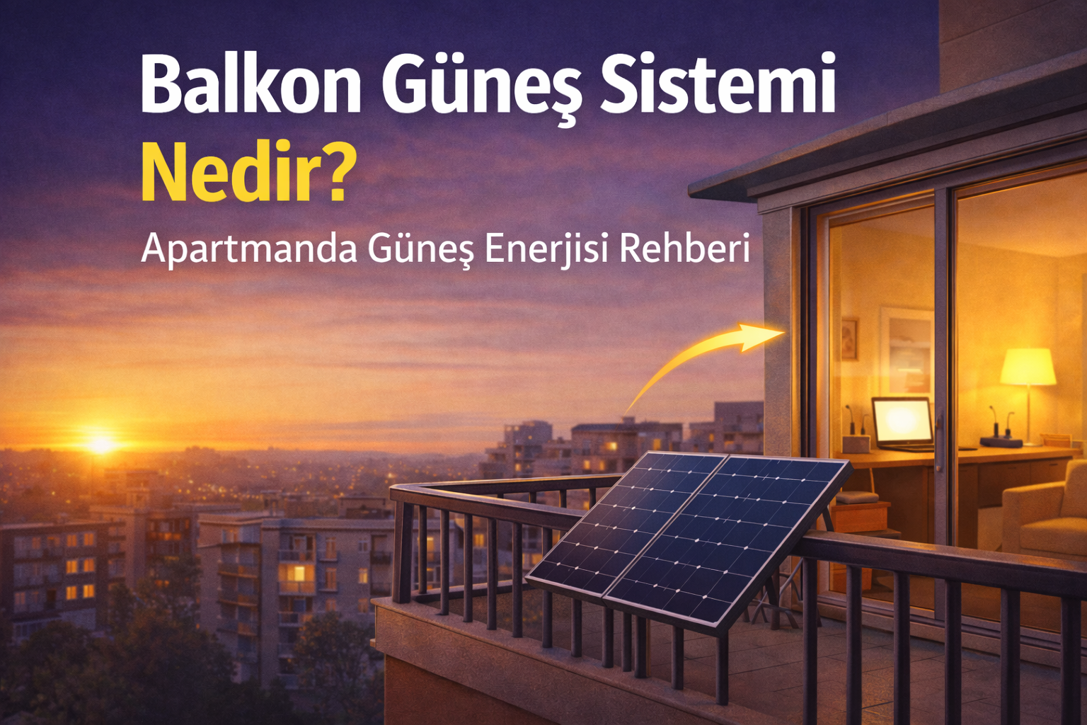 Balkon Güneş Sistemi Nedir? Elektrik Faturasını Düşüren Mikro Solar Çözüm