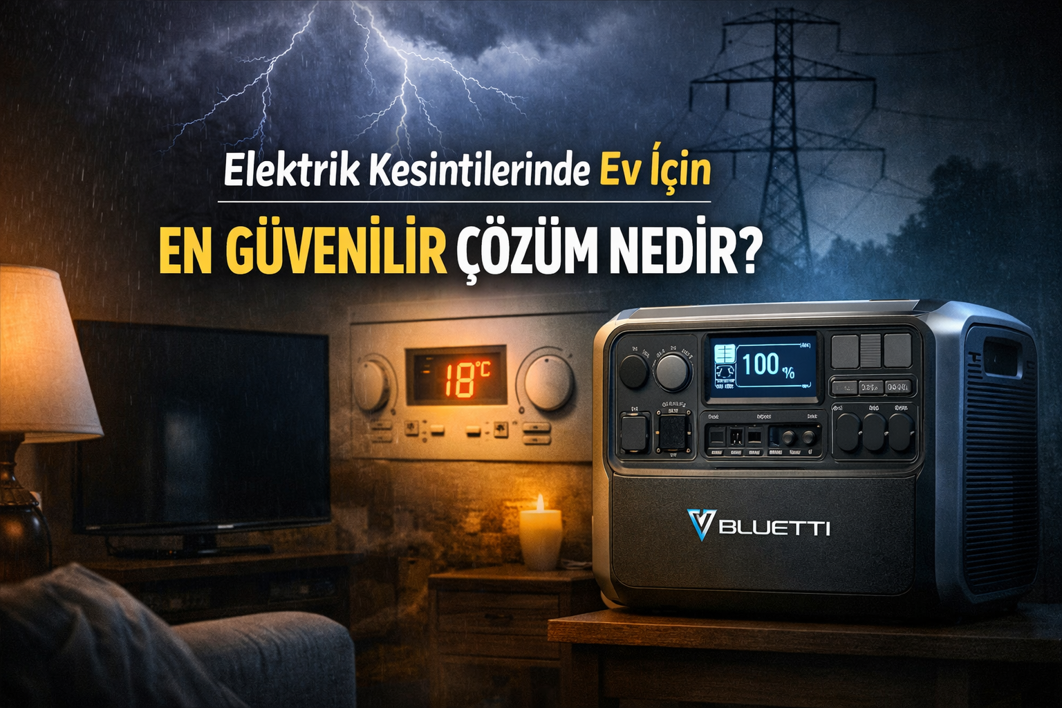 Elektrik Kesintilerinde Ev İçin En Güvenilir Çözüm Nedir?
