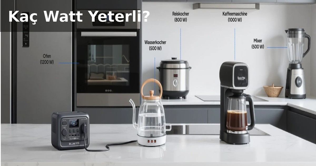 Taşınabilir Güç Kaynağı Kaç Watt Olmalı?